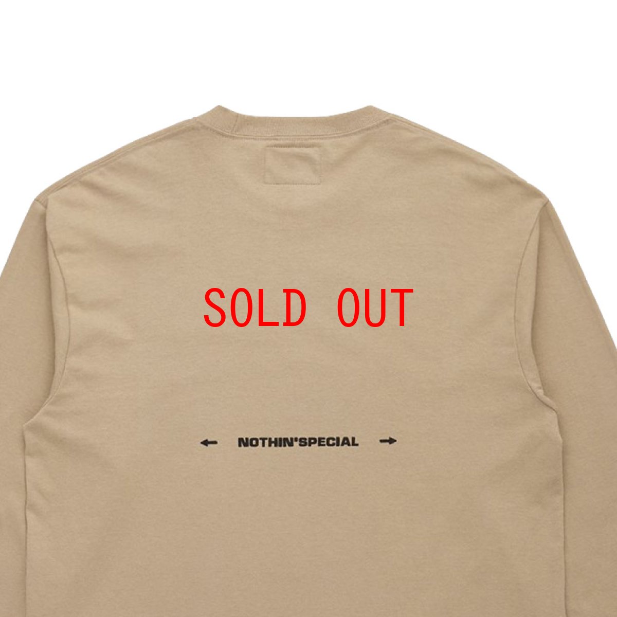 画像5: End Up L/S Tee 長袖 Tシャツ グラフィック Sand Beige (5)