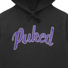 画像7: Pucked Pullover Sweat Hoodie ヘビー ウェイト プルオーバー スウェット フーディ Black (7)