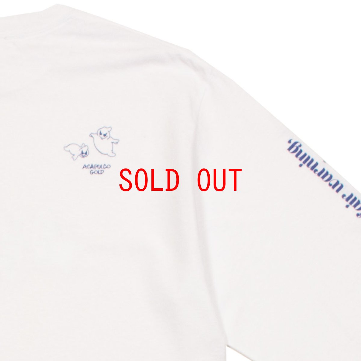 画像5: Haunt You Back L/S Tee ロンT 長袖 Tシャツ White (5)