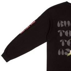 画像4: Mellow L/S Tee ロングスリーブ ロンT 長袖 Tシャツ Black  (4)