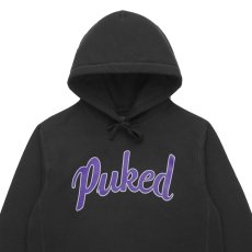 画像2: Pucked Pullover Sweat Hoodie ヘビー ウェイト プルオーバー スウェット フーディ Black (2)