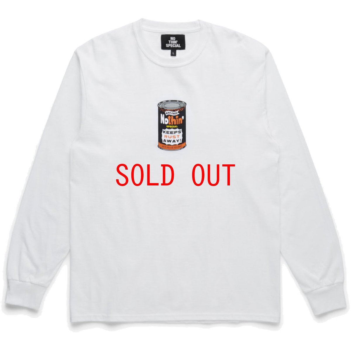 画像1: Spray Can L/S Tee 長袖 Tシャツ スプレー 缶 White  (1)