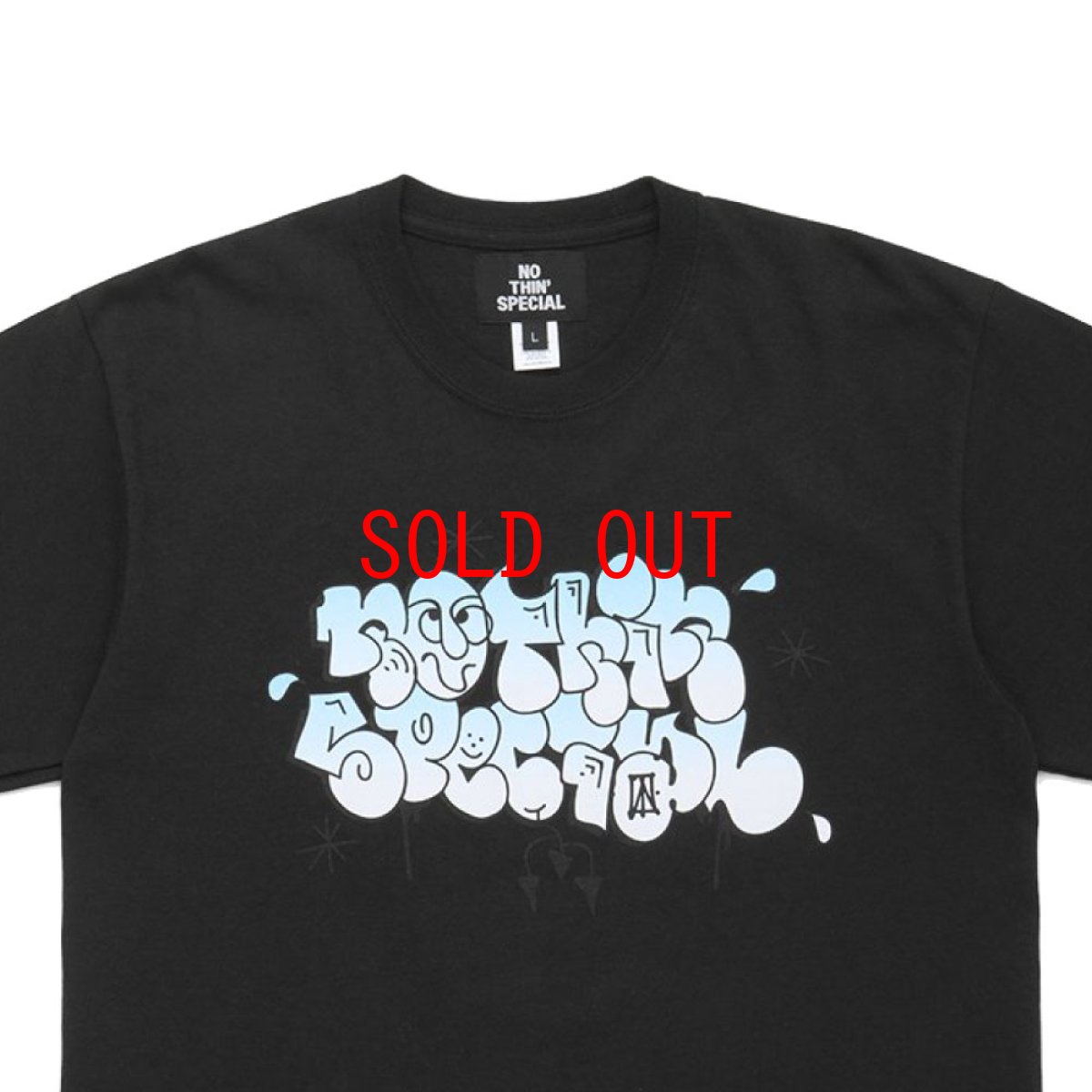 画像2: Throw Up by JP Tee 半袖 Tシャツ グラフィック Black (2)