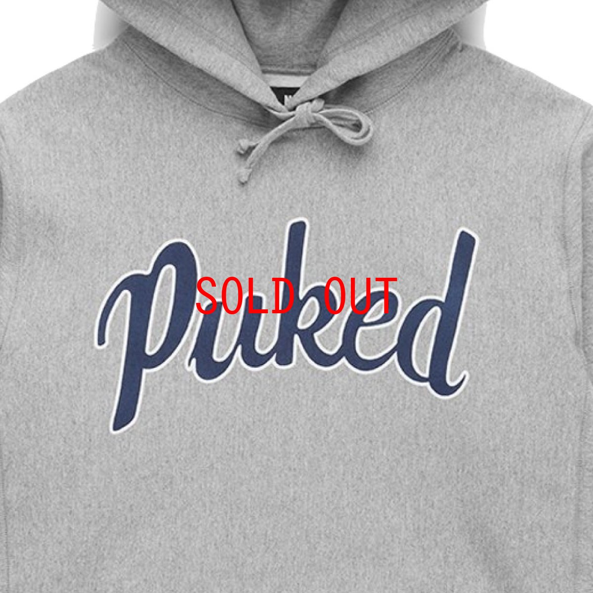 画像7: Pucked Pullover Sweat Hoodie ヘビー ウェイト プルオーバー スウェット フーディ Grey (7)