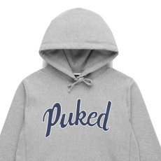 画像2: Pucked Pullover Sweat Hoodie ヘビー ウェイト プルオーバー スウェット フーディ Grey (2)