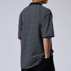 画像5: Old Glory Arch Logo Striped S/S Polo Shirt 半袖 ボーダー ポロシャツ Navy (5)