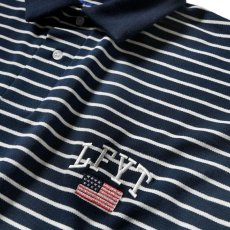画像9: Old Glory Arch Logo Striped S/S Polo Shirt 半袖 ボーダー ポロシャツ Navy (9)