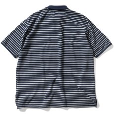 画像3: Old Glory Arch Logo Striped S/S Polo Shirt 半袖 ボーダー ポロシャツ Navy (3)
