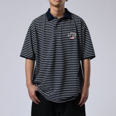 画像4: Old Glory Arch Logo Striped S/S Polo Shirt 半袖 ボーダー ポロシャツ Navy (4)