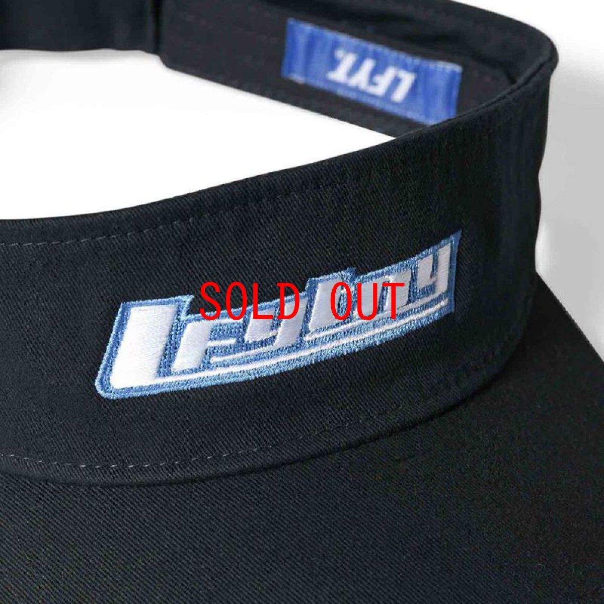 画像3: Lfytny Logo Visor ロゴ サンバイザー Black 帽子 (3)