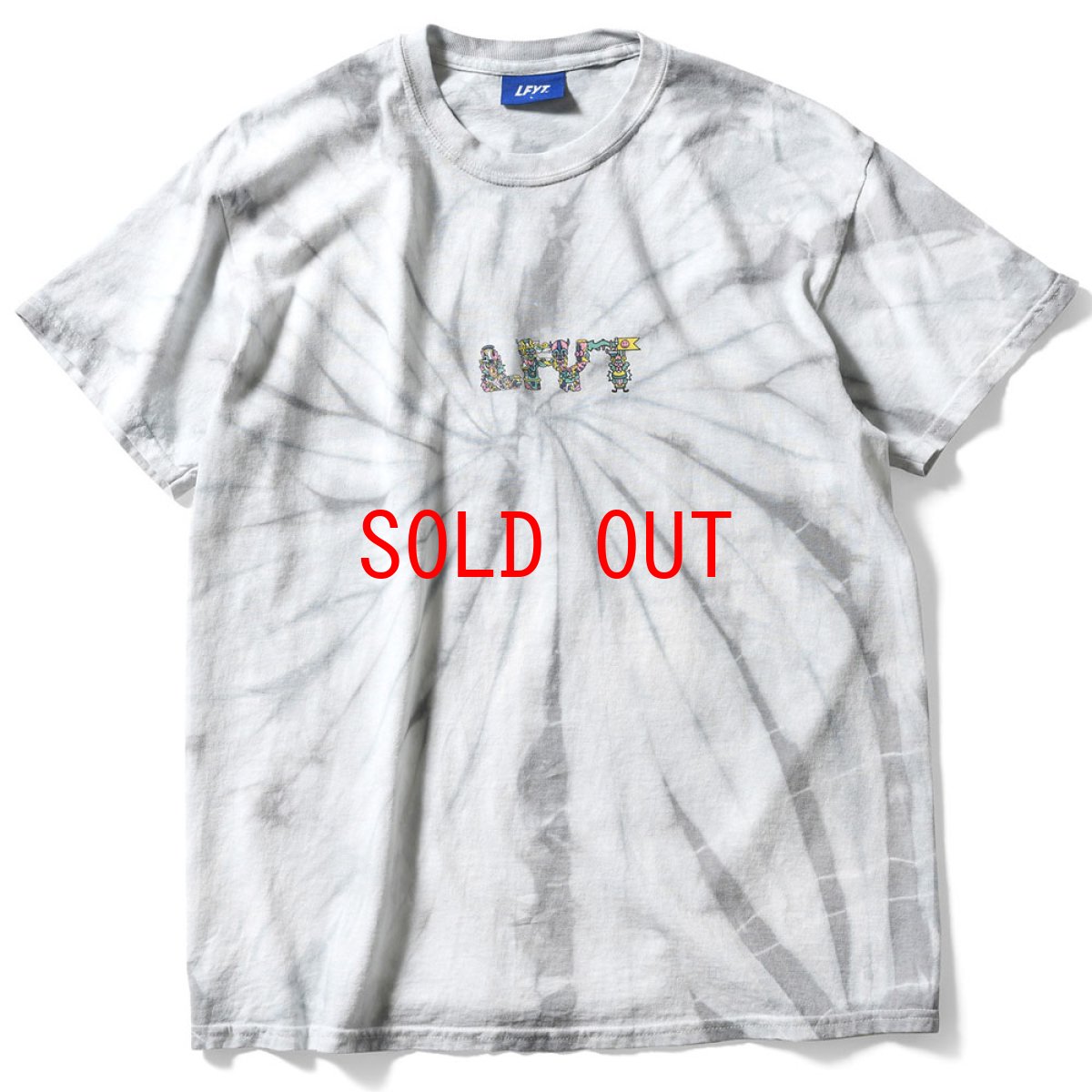 画像4: × Fritilldea …And Kindness To All Tie Dyed S/S Tee フリティルディア タイダイ 半袖 Tシャツ Silver (4)