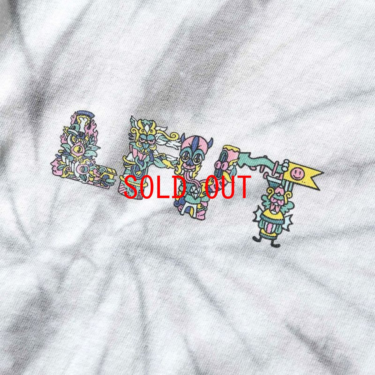 画像11: × Fritilldea …And Kindness To All Tie Dyed S/S Tee フリティルディア タイダイ 半袖 Tシャツ Silver (11)