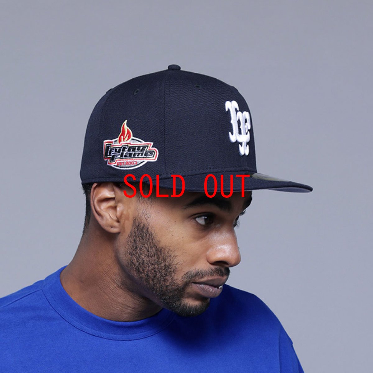 画像5: × New Era Flame LF Logo 59FIFTY Cap ニューエラ キャップ 帽子 Navy (5)