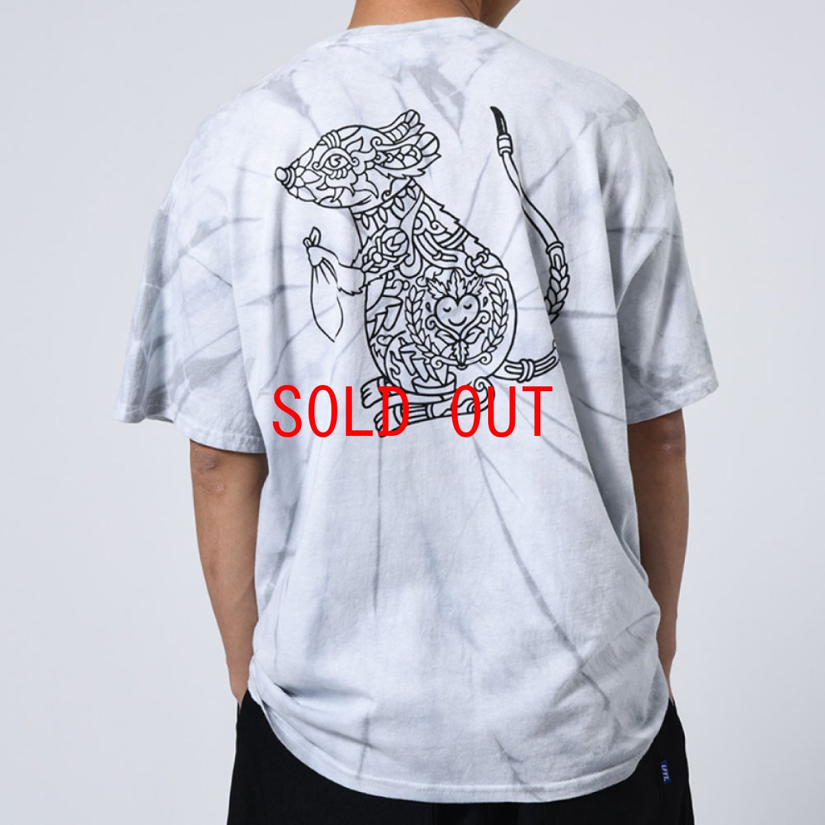 画像7: × Fritilldea …And Kindness To All Tie Dyed S/S Tee フリティルディア タイダイ 半袖 Tシャツ Silver (7)