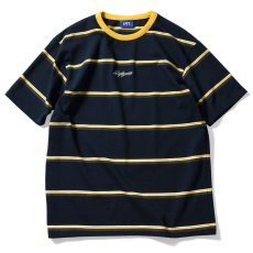画像2: Multi Striped Logo S/S Tee ボーダー ロゴ 半袖 Tシャツ (2)