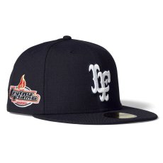 画像2: × New Era Flame LF Logo 59FIFTY Cap ニューエラ キャップ 帽子 Navy (2)