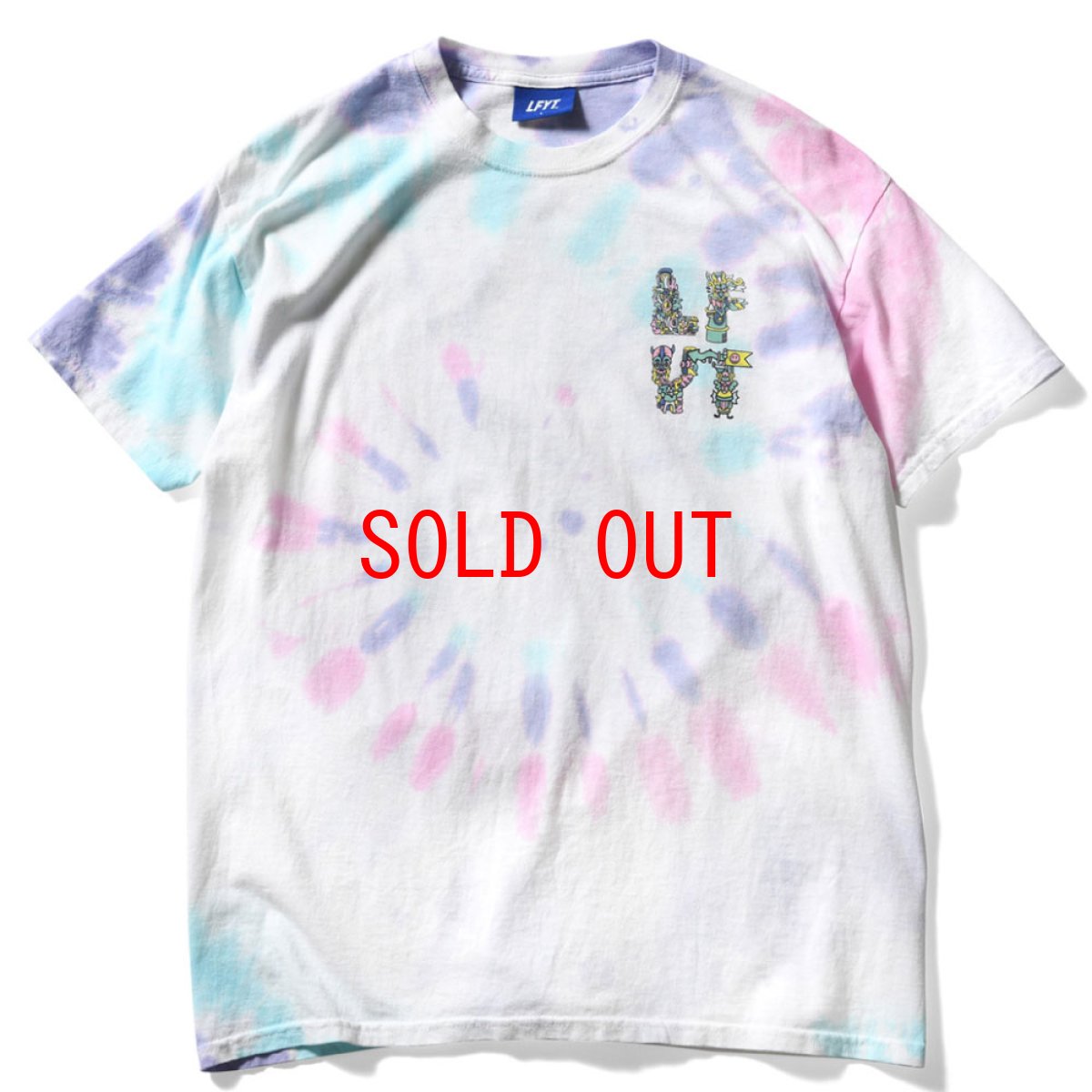 画像2: × Fritilldea Rat Race S/S Tee フリティルディア タイダイ 半袖 Tシャツ (2)