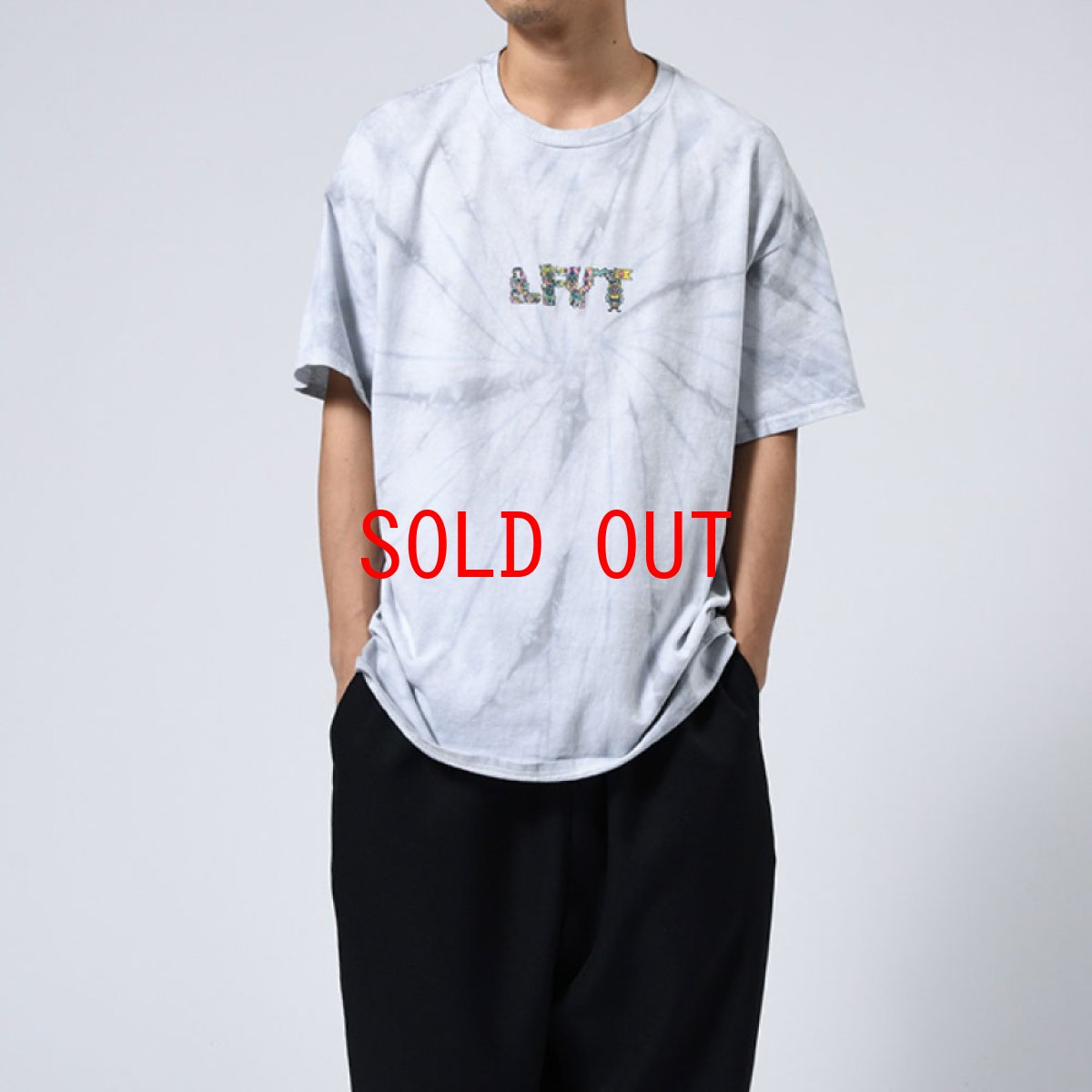 画像6: × Fritilldea …And Kindness To All Tie Dyed S/S Tee フリティルディア タイダイ 半袖 Tシャツ Silver (6)