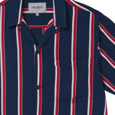 画像8: Gelder S/S Stripe Shirt 半袖 ストライプ オープン カラーシャツ (8)