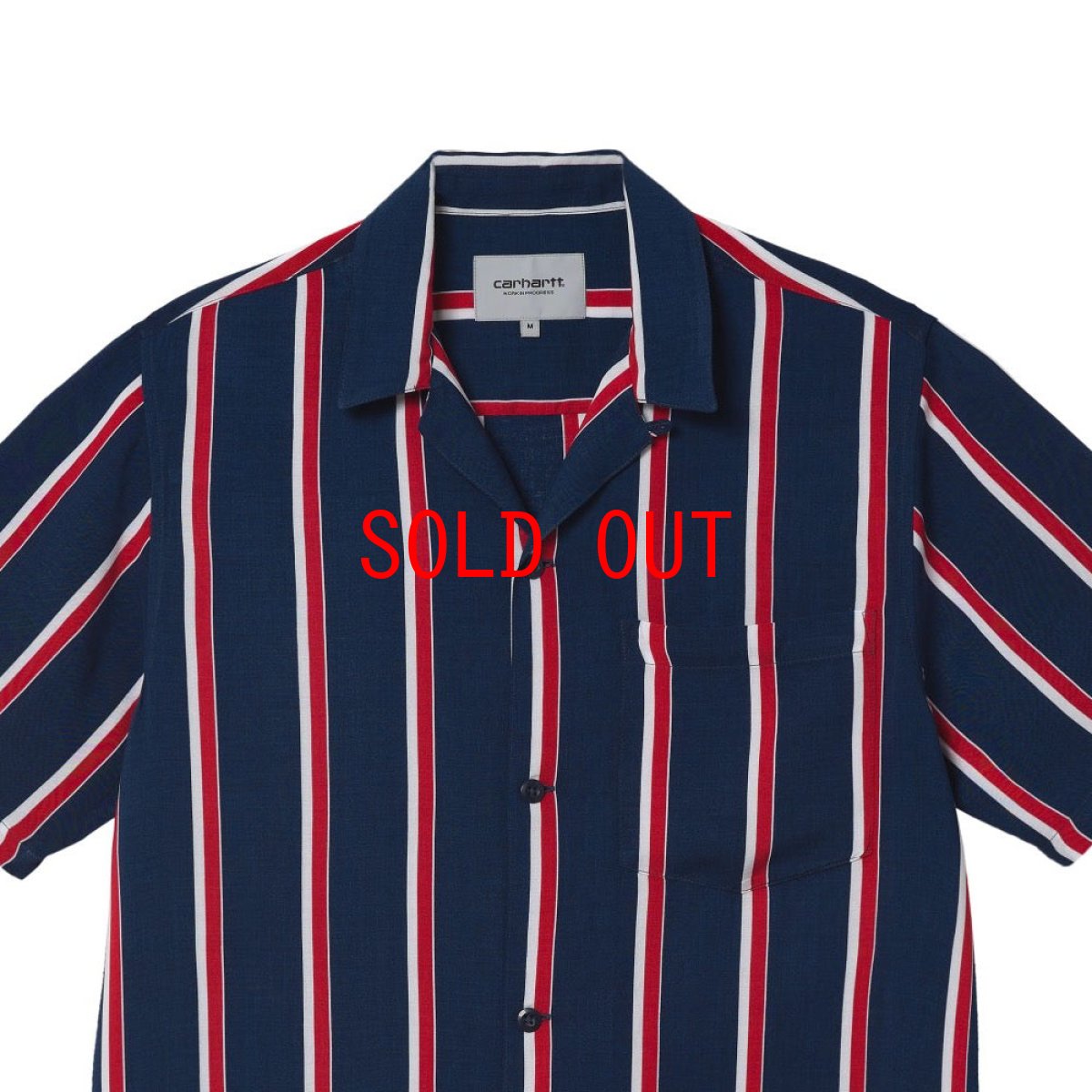 画像6: Gelder S/S Stripe Shirt 半袖 ストライプ オープン カラーシャツ (6)