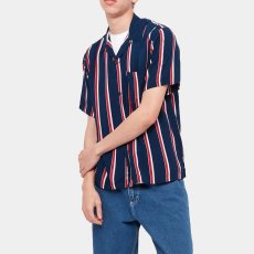 画像9: Gelder S/S Stripe Shirt 半袖 ストライプ オープン カラーシャツ (9)