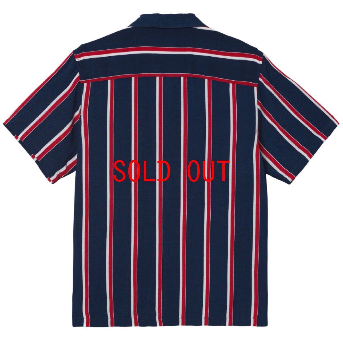 画像3: Gelder S/S Stripe Shirt 半袖 ストライプ オープン カラーシャツ (3)