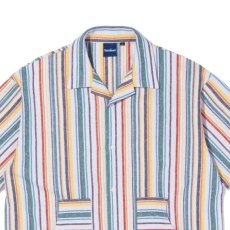 画像6: Summer Trippin S/S Stripe Shirt Natural ストライプ オープン カラー メキシカン 半袖 シャツ (6)