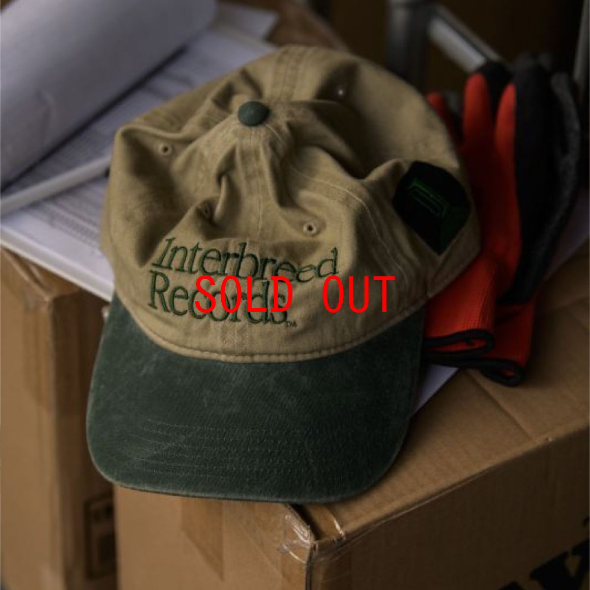 画像8: IB Records Staff Cap Sand 6パネル キャップ 帽子 (8)