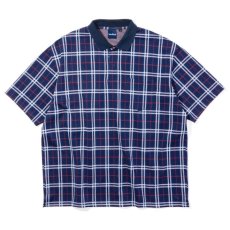 画像1: Classic Plaid Check S/S Polo Shirt Tartan Check タータン チェック 半袖 ポロ シャツ (1)