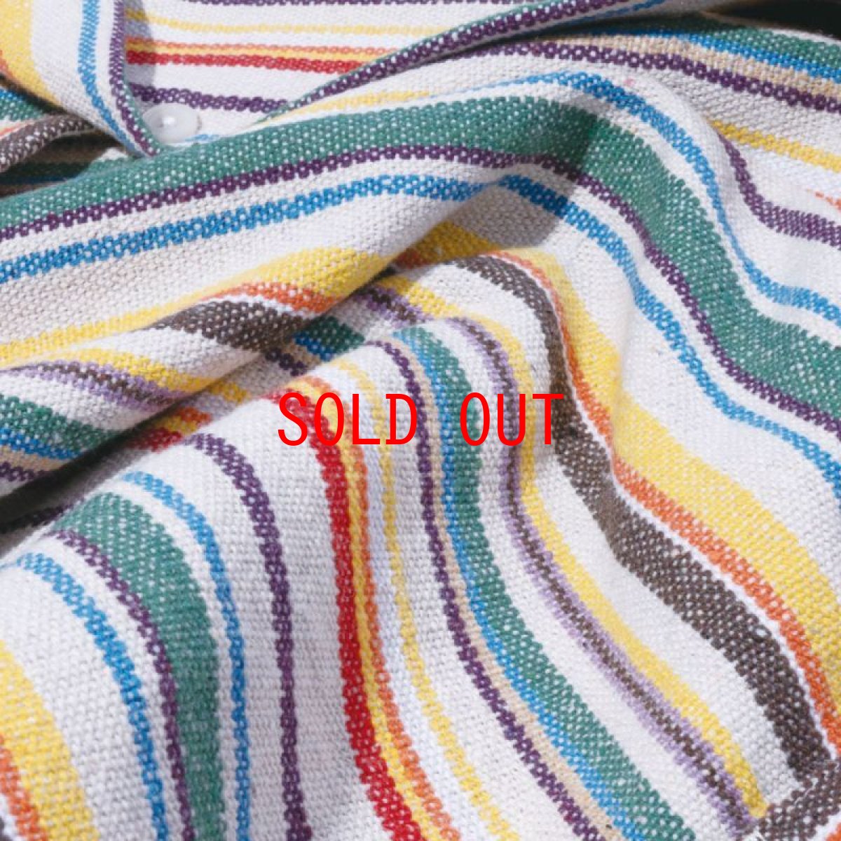 画像7: Summer Trippin S/S Stripe Shirt Natural ストライプ オープン カラー メキシカン 半袖 シャツ (7)