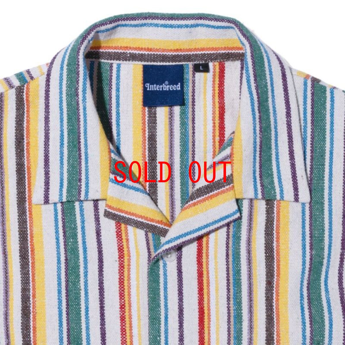 画像3: Summer Trippin S/S Stripe Shirt Natural ストライプ オープン カラー メキシカン 半袖 シャツ (3)