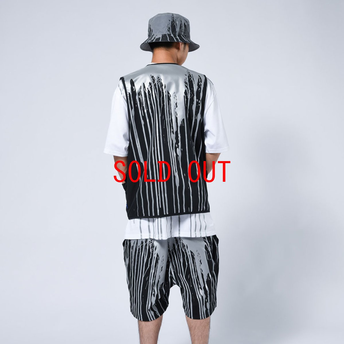 画像7: × KRINK Reflector Dripping Shorts クリンク イージー ショーツ ハーフパンツ (7)