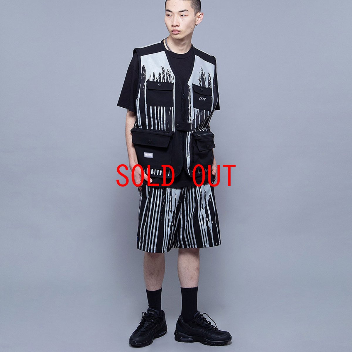 画像8: × KRINK Reflector Dripping Shorts クリンク イージー ショーツ ハーフパンツ (8)