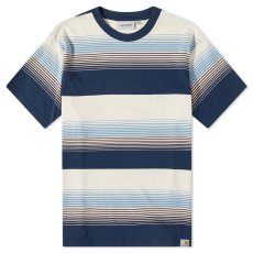 画像3: Hanmore Stripe S/S Border Tee ボーダー ルーズ フィット 半袖 Tシャツ (3)