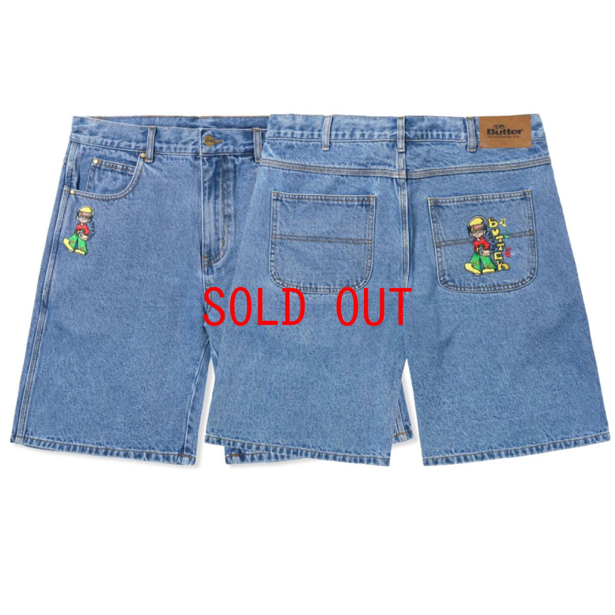 画像8: Bass Denim Baggy Shorts デニム バギー ショーツ ハーフ パンツ (8)