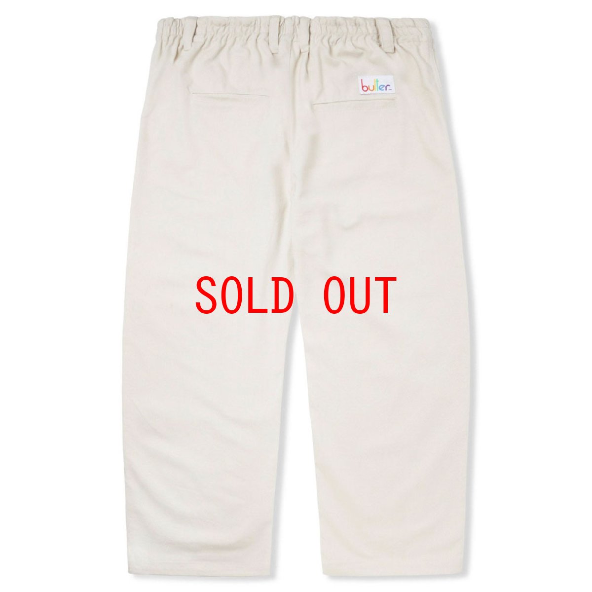 画像3: Wide Leg Chino Pants Stone コットン チノ パンツ (3)