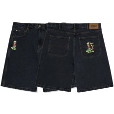 画像1: Bass Denim Baggy Shorts デニム バギー ショーツ ハーフ パンツ (1)