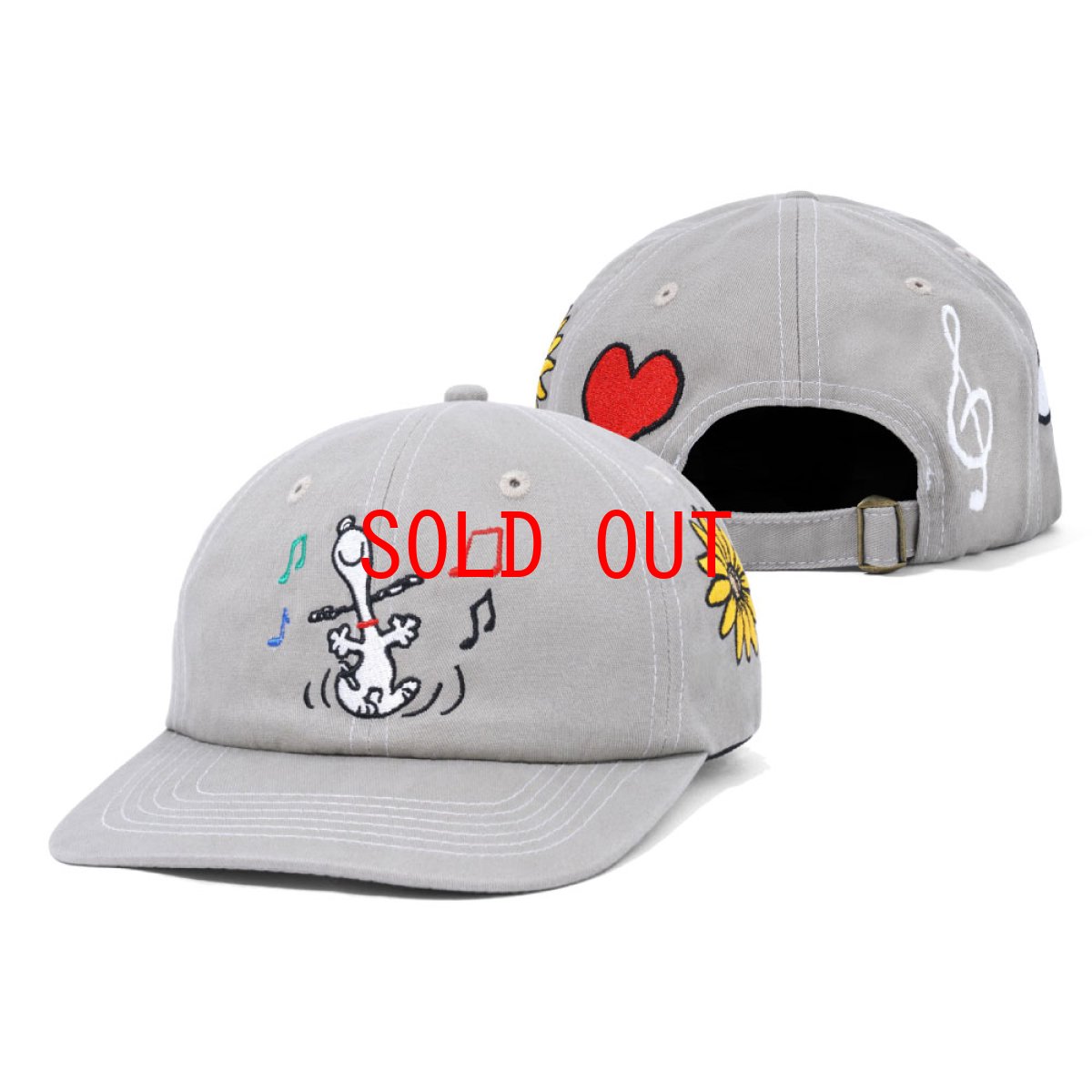 画像3: X Peanuts Dance 6Panel Cap ピーナッツ ダンス ロゴ パネル キャップ 帽子 (3)
