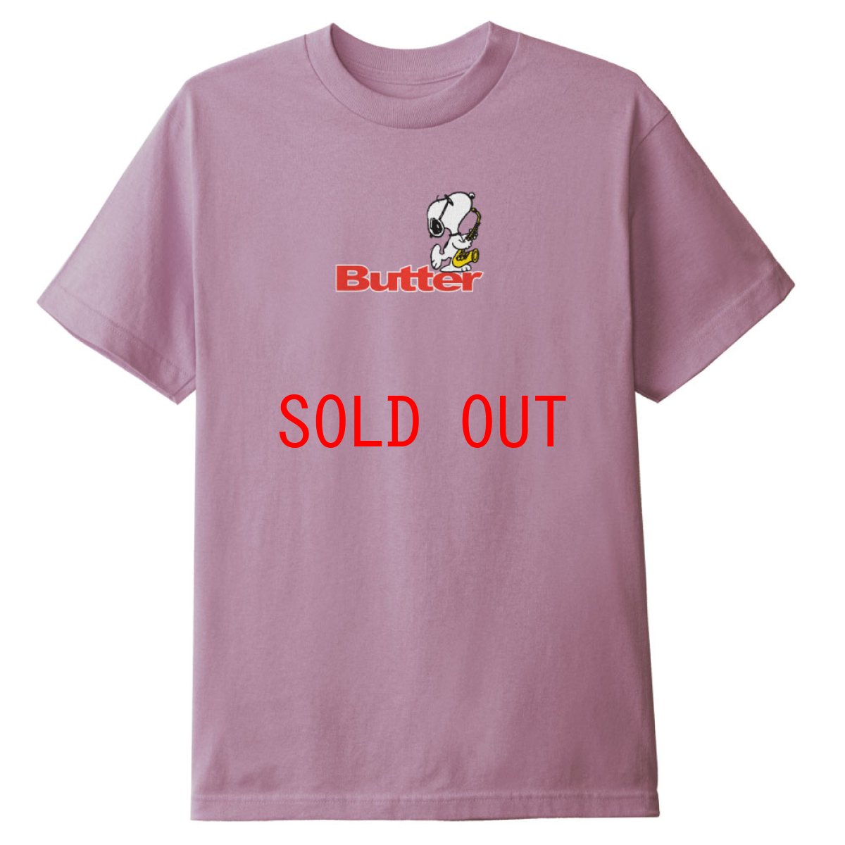 画像1: X Peanuts Jazz Tee Berry ピーナッツ 半袖 ジャズ Tシャツ (1)