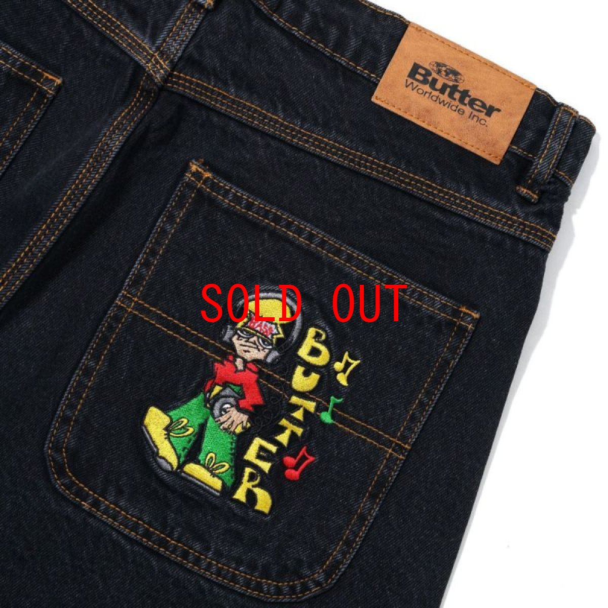 画像8: Bass Denim Baggy Pants デニム バギー パンツ (8)