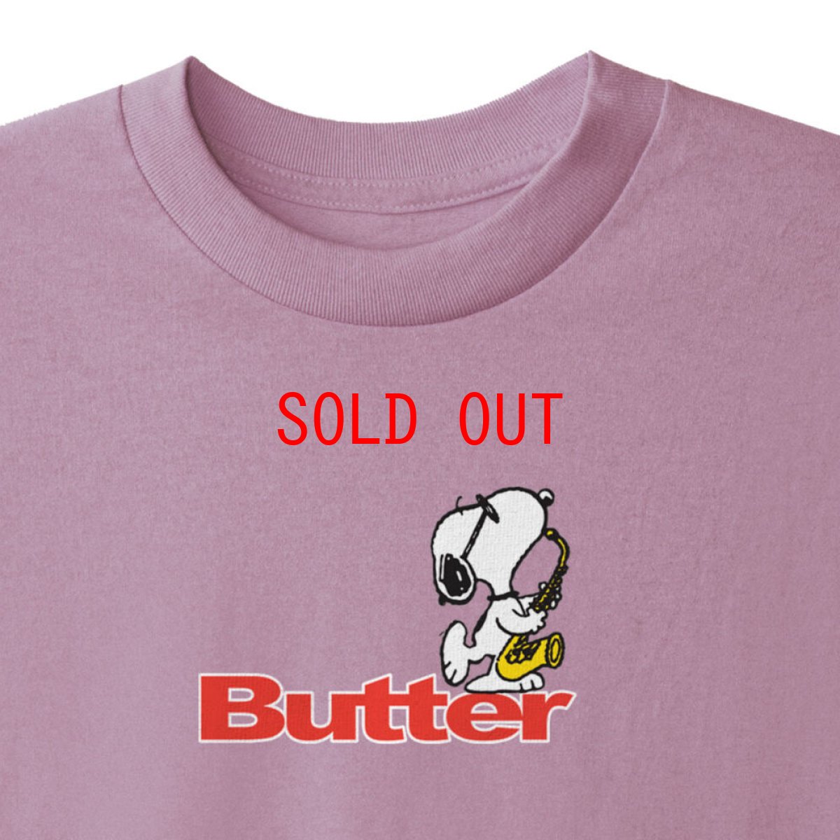 画像2: X Peanuts Jazz Tee Berry ピーナッツ 半袖 ジャズ Tシャツ (2)