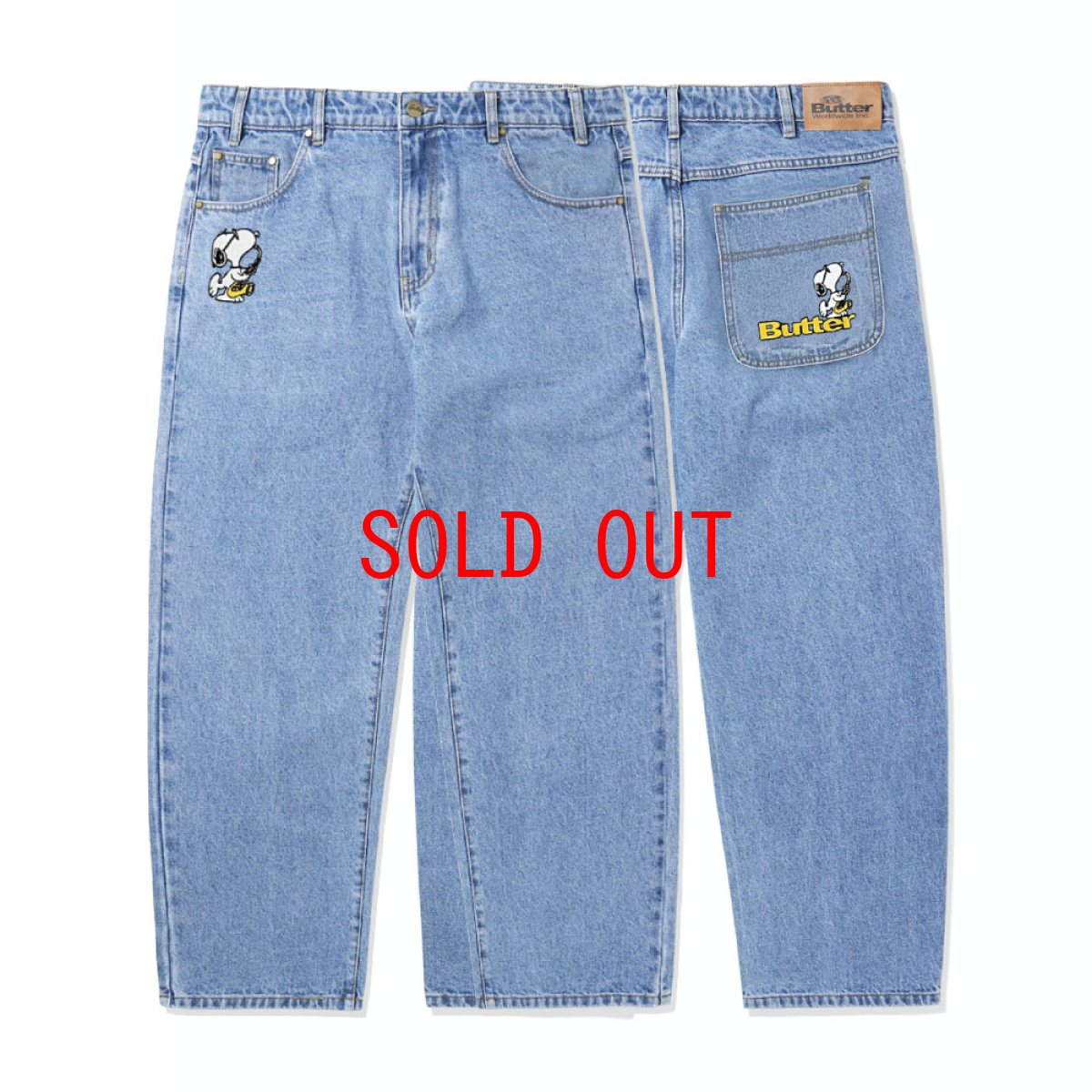 画像1: X Peanuts Radio Denim Pants ピーナッツ ラジオ デニム パンツ (1)