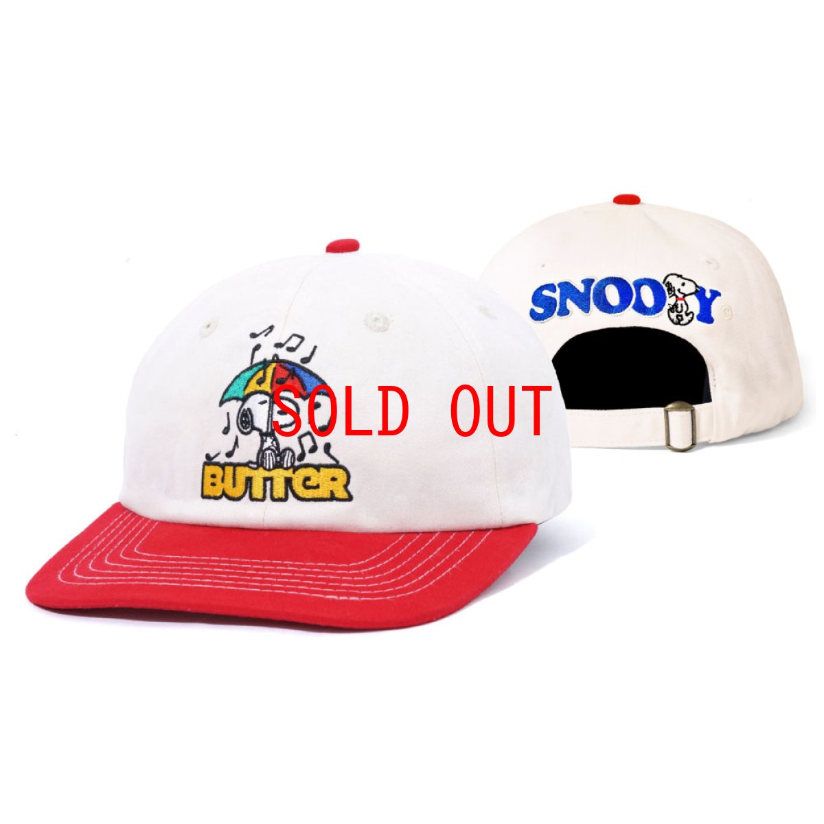 画像3: X Peanuts Unbrella 6Panel Cap ピーナッツ ロゴ パネル キャップ 帽子 (3)