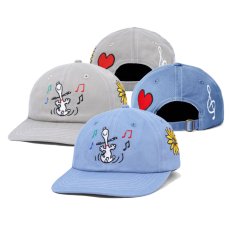 画像1: X Peanuts Dance 6Panel Cap ピーナッツ ダンス ロゴ パネル キャップ 帽子 (1)