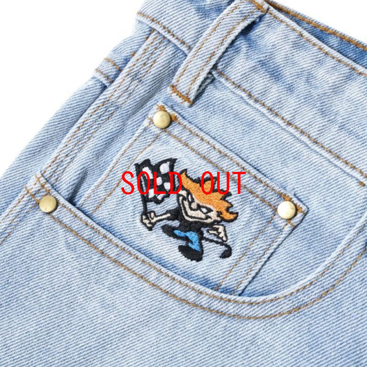 画像6: Racing Denim Relaxed Pants レーシング デニム パンツ (6)