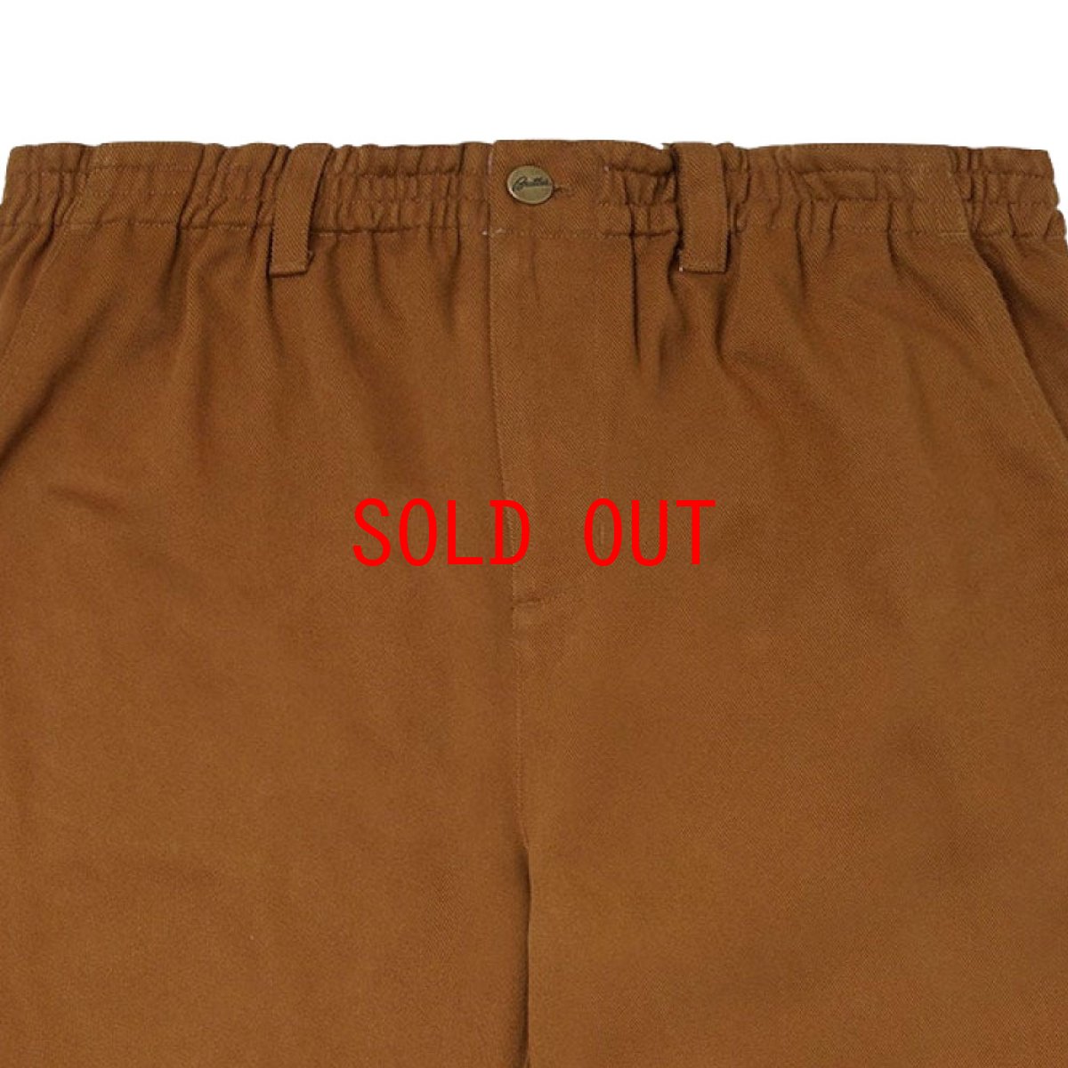 画像8: Wide Leg Chino Pants BRN コットン チノ パンツ (8)