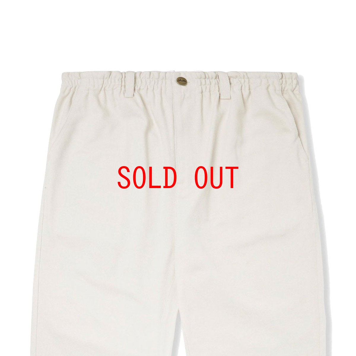 画像6: Wide Leg Chino Pants Stone コットン チノ パンツ (6)