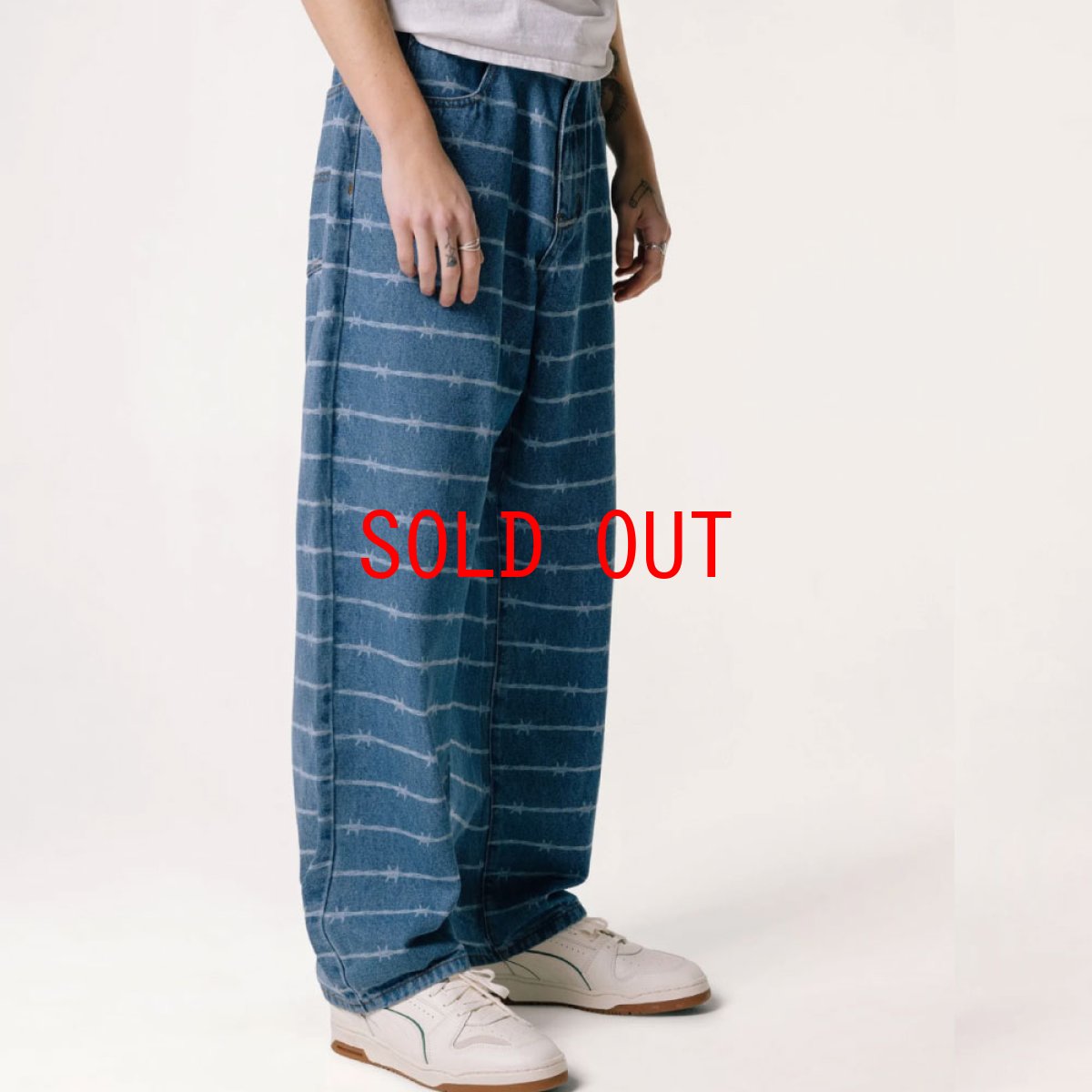 画像7: Barbwire Denim Baggy Pants デニム バギー パンツ (7)