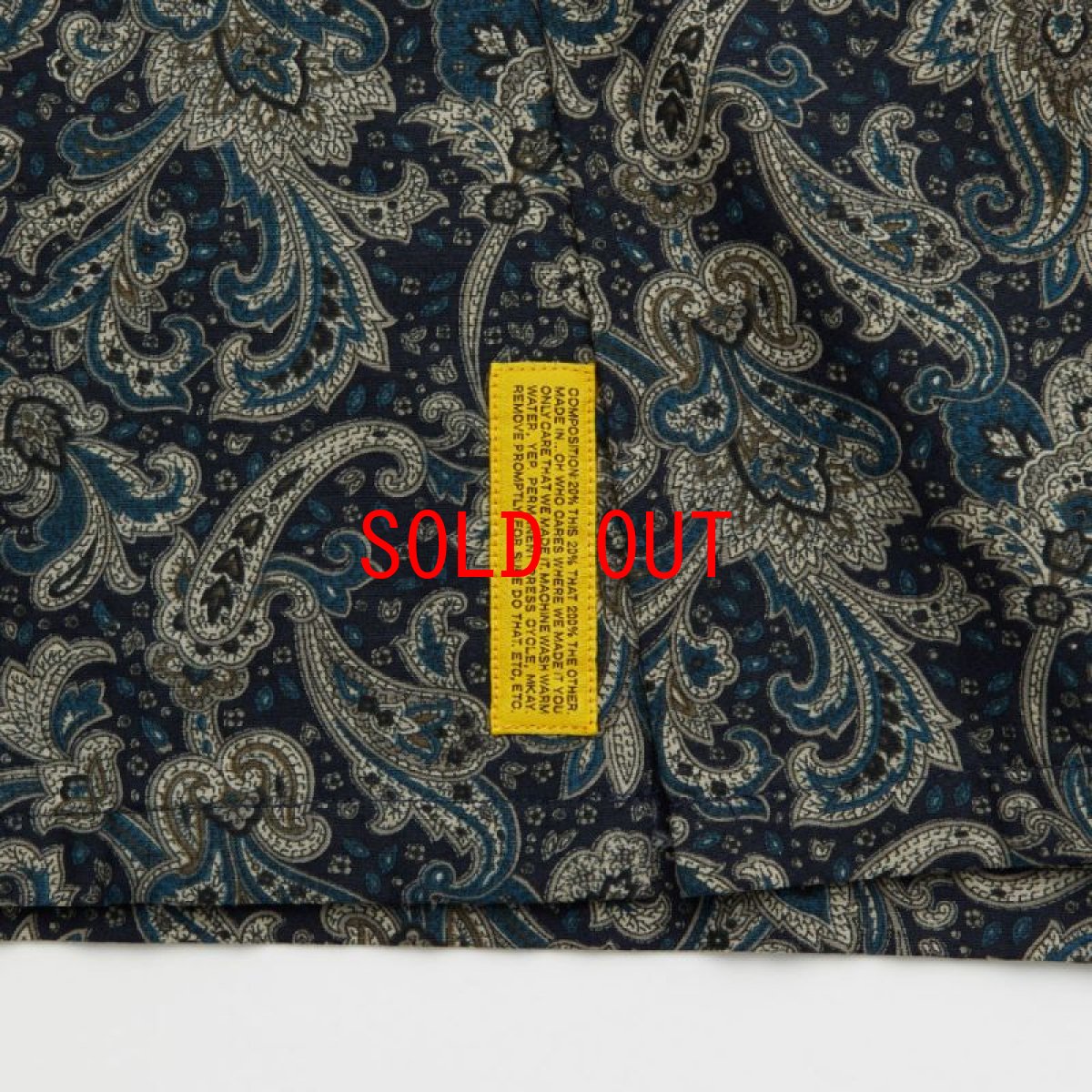 画像8: Vine Paisley S/S Shirt ペイズリー BIGシルエット 半袖 シャツ (8)