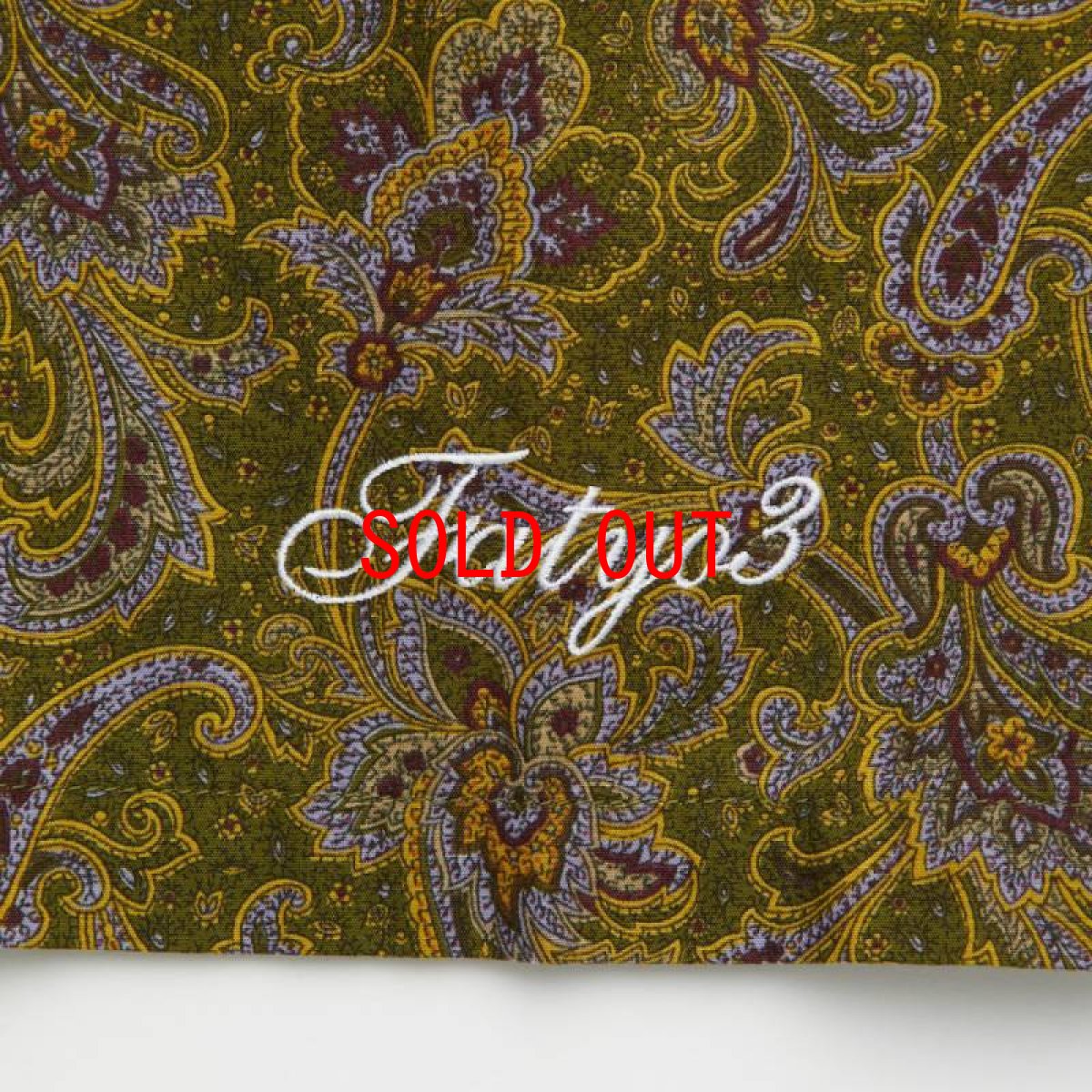 画像4: Vine Paisley S/S Shirt ペイズリー BIGシルエット 半袖 シャツ (4)